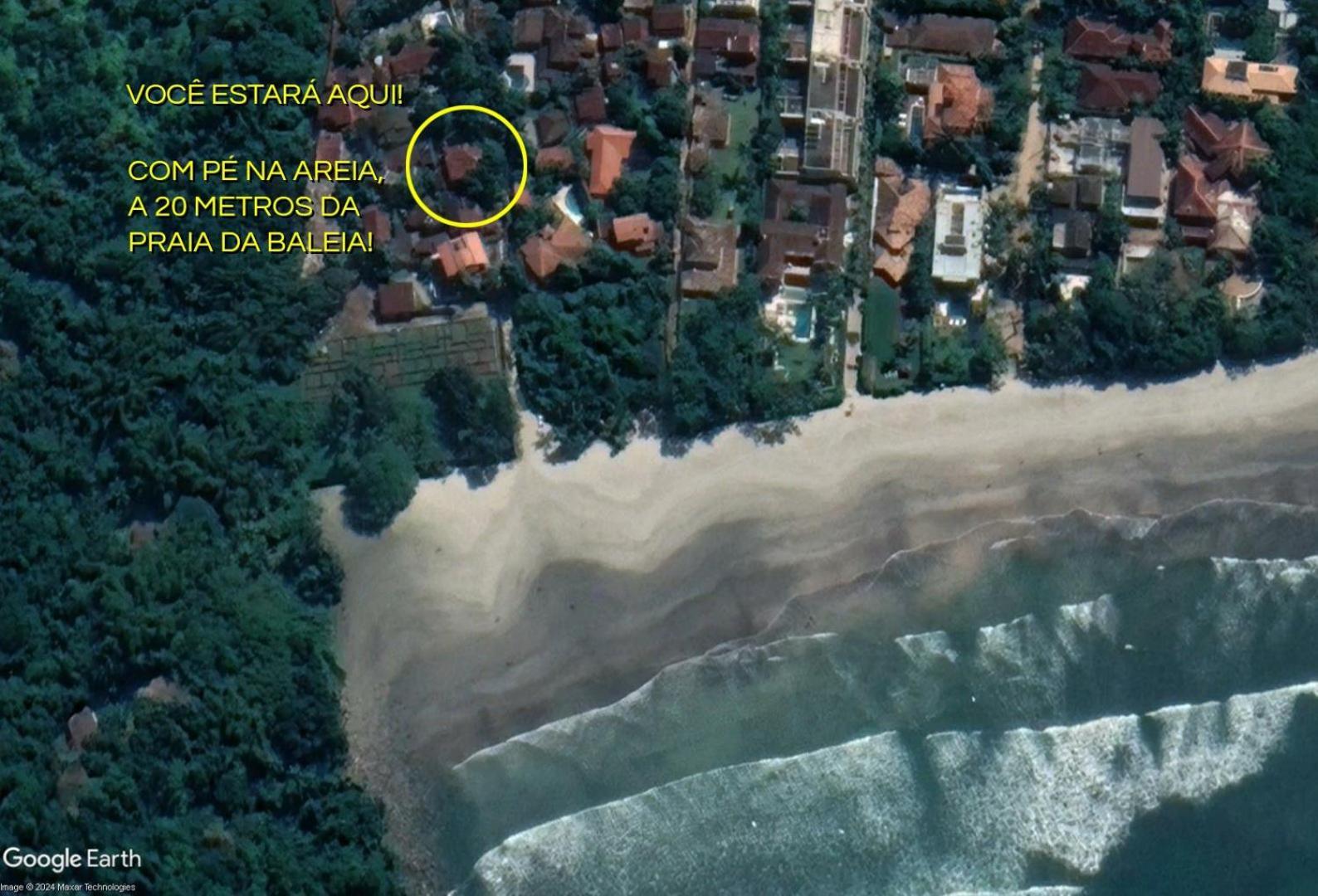 Casa Dos Passaros Na Areia A 20M Da Praia Da Baleia Com 3 Suites E 1 Dorm, Com Ar Condicionado, Wifi, Smart Tv, Cozinha Completa E Churrasqueira Sao Sebastiao  Esterno foto