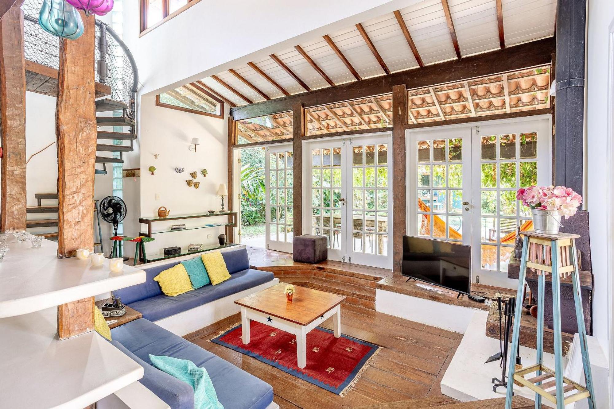 Casa Dos Passaros Na Areia A 20M Da Praia Da Baleia Com 3 Suites E 1 Dorm, Com Ar Condicionado, Wifi, Smart Tv, Cozinha Completa E Churrasqueira Sao Sebastiao  Esterno foto